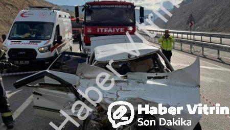 Denizli’de Feci Kaza: Kamyona Arkadan Çarpan Otomobilde Can Pazarı