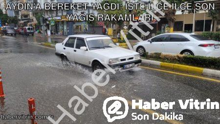 Aydın’a Bereket Yağdı: İşte İlçe İlçe Son Yağış Rakamları